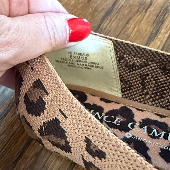 Vince Camuto Brown Leopard Print Flats, size 8.5 - Picture 9 of 9